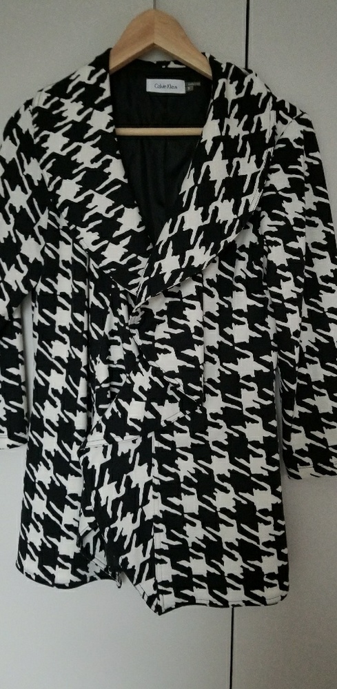 Calvin Klein houndstooth jacket